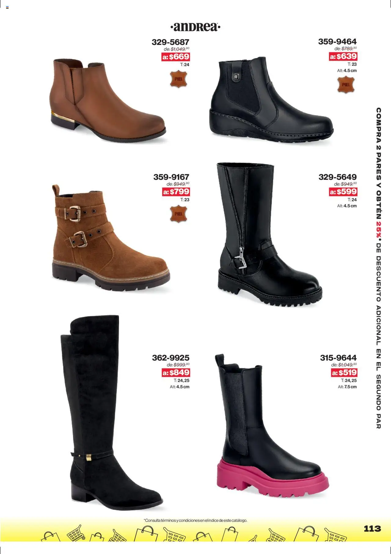 Nuevas ofertas de Andrea válidas en toda la República Mexicana desde el 10.08.2025. ¡Encuentra las mejores ofertas en Andrea - Catálogo Outlet! | Página: 113