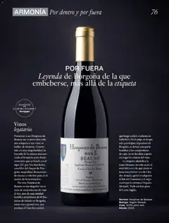 Vista previa de El Corte Inglés catálogo Gourmet, nuevo folleto de la tienda, válido en México a partir del 11.12.2025 | Página: 76 | Productos: Sostén, Vino