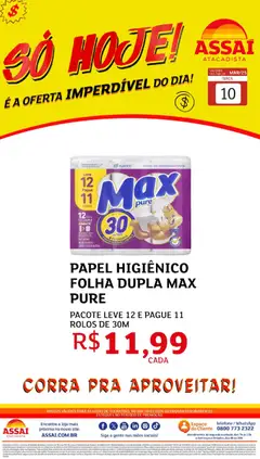 Assaí Atacadista ofertas - TO - Pré-Visualização do folheto da loja Assaí Atacadista, válido de 10.03.2026