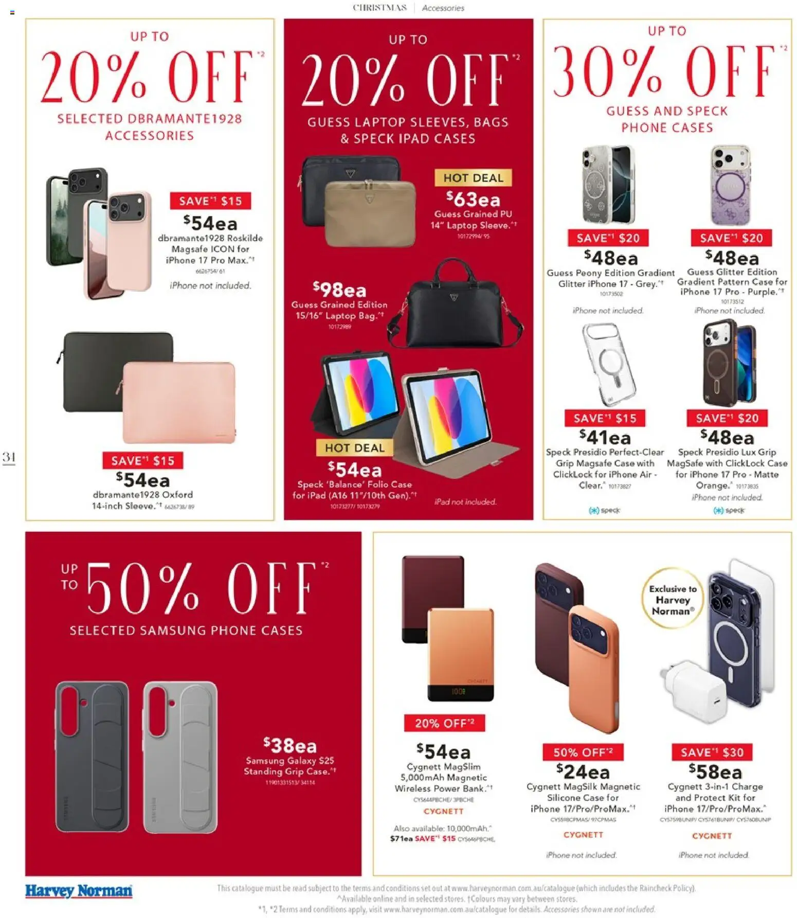 Harvey Norman catalogue - valid from 16.12.2025 | Page: 34 | Products: Accessories, Phone, Laptop, Case