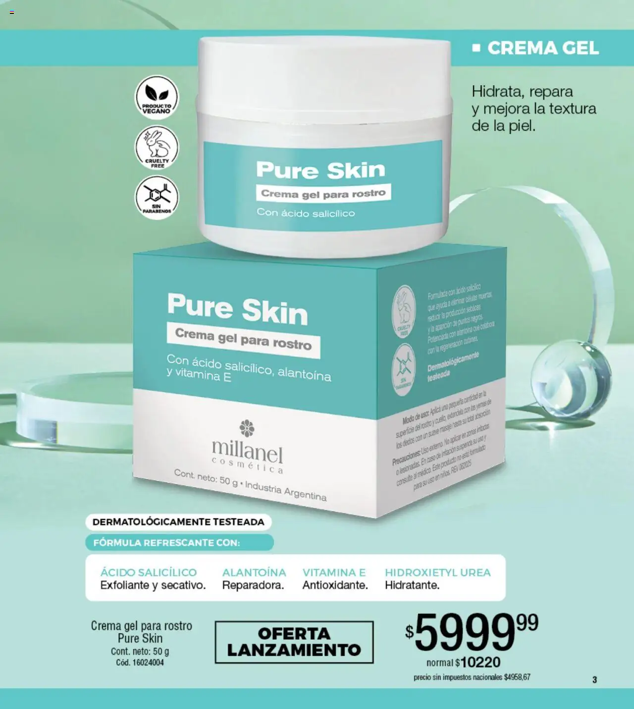 Millanel - Catálogo │ válido desde el 20.10.2025 | Página: 3 | Productos: Caso, Crema