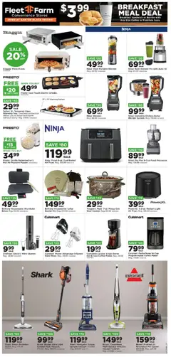 Preview of Mills Fleet Farm weekly ads valid from 26.11.2025 | Page: 5 | Products: Vacuum, Blender, Pizza, Starter