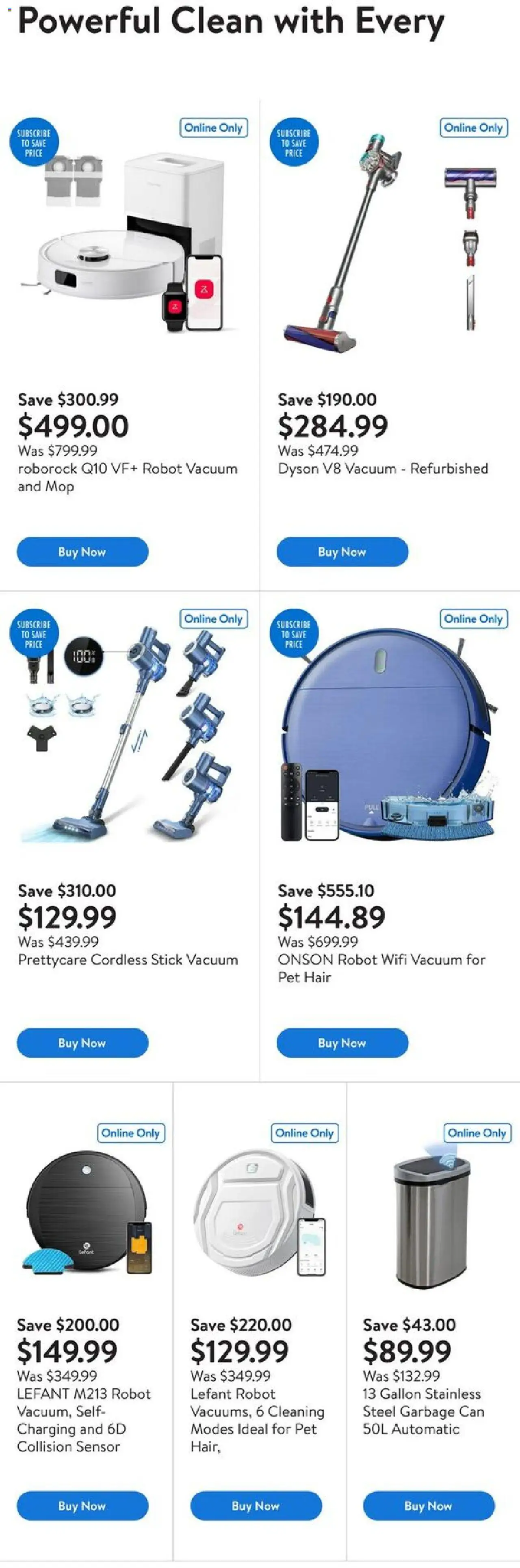 Walmart flyer valid from 11.09.2025 | Page: 10 | Products: Robot