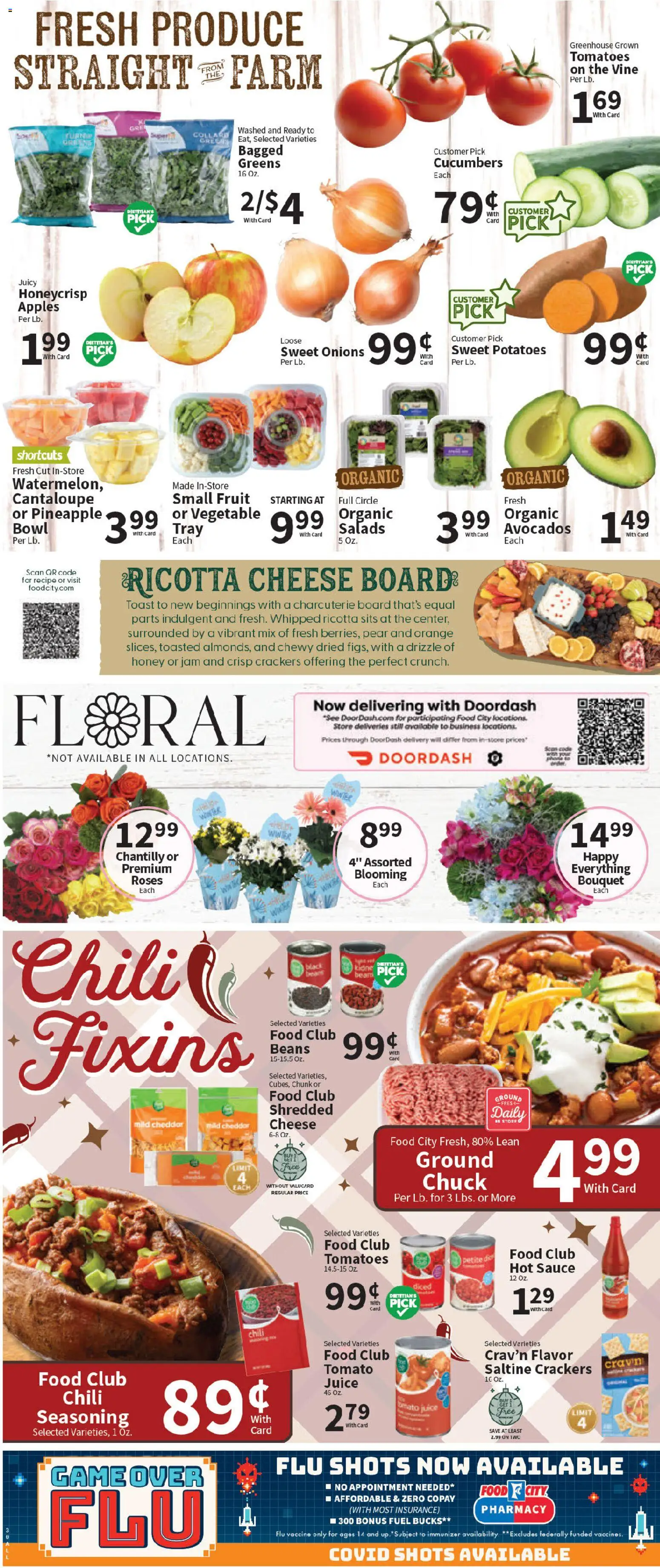 Food City Weekly Ad - valid from 26.12.2025 | Page: 6 | Products: Cheese, Cucumbers, Potatoes, Game