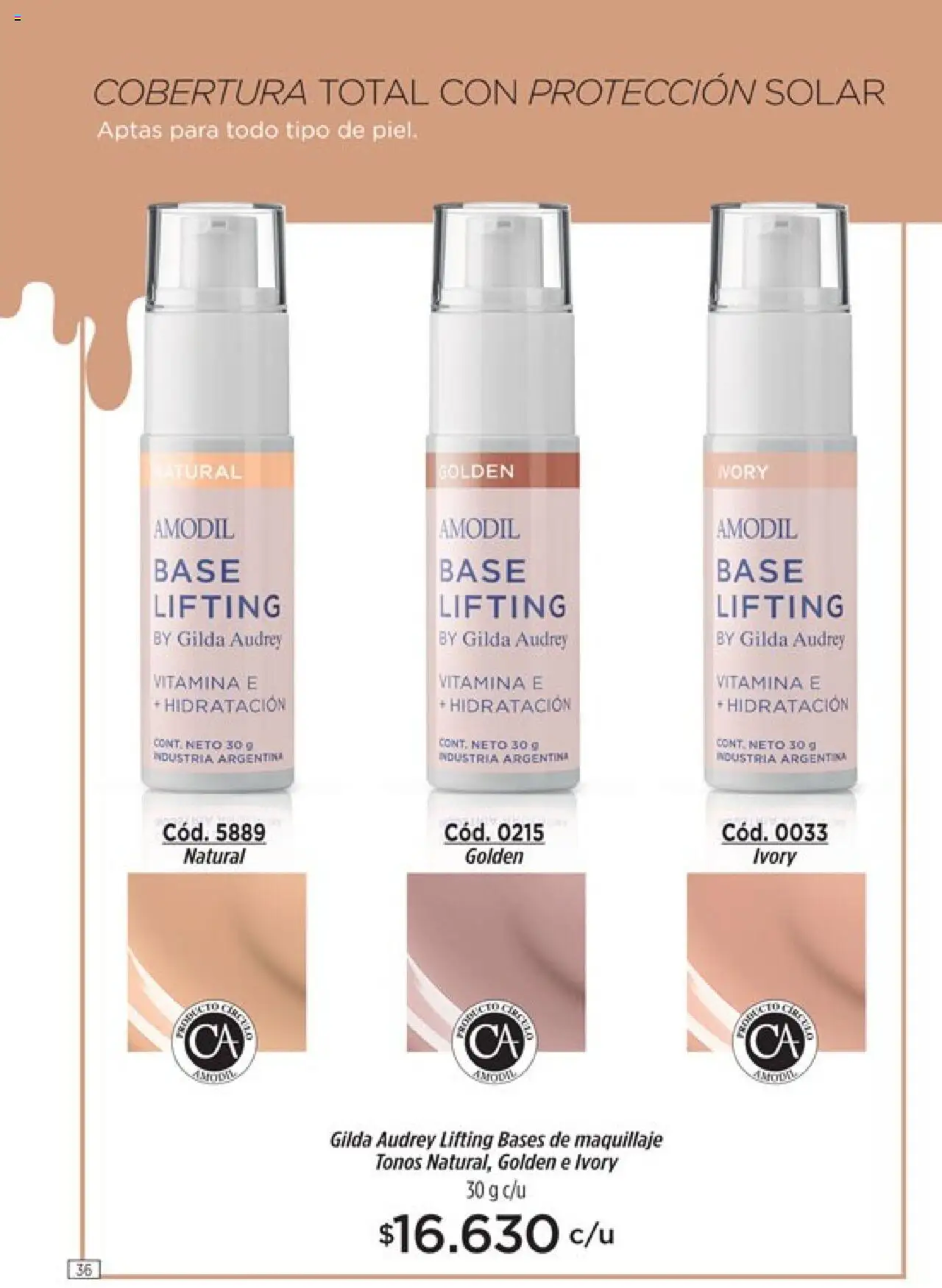 Catálogo Amodil Campaña 16 │ válido desde el 01.10.2025 | Página: 36 | Productos: Maquillaje