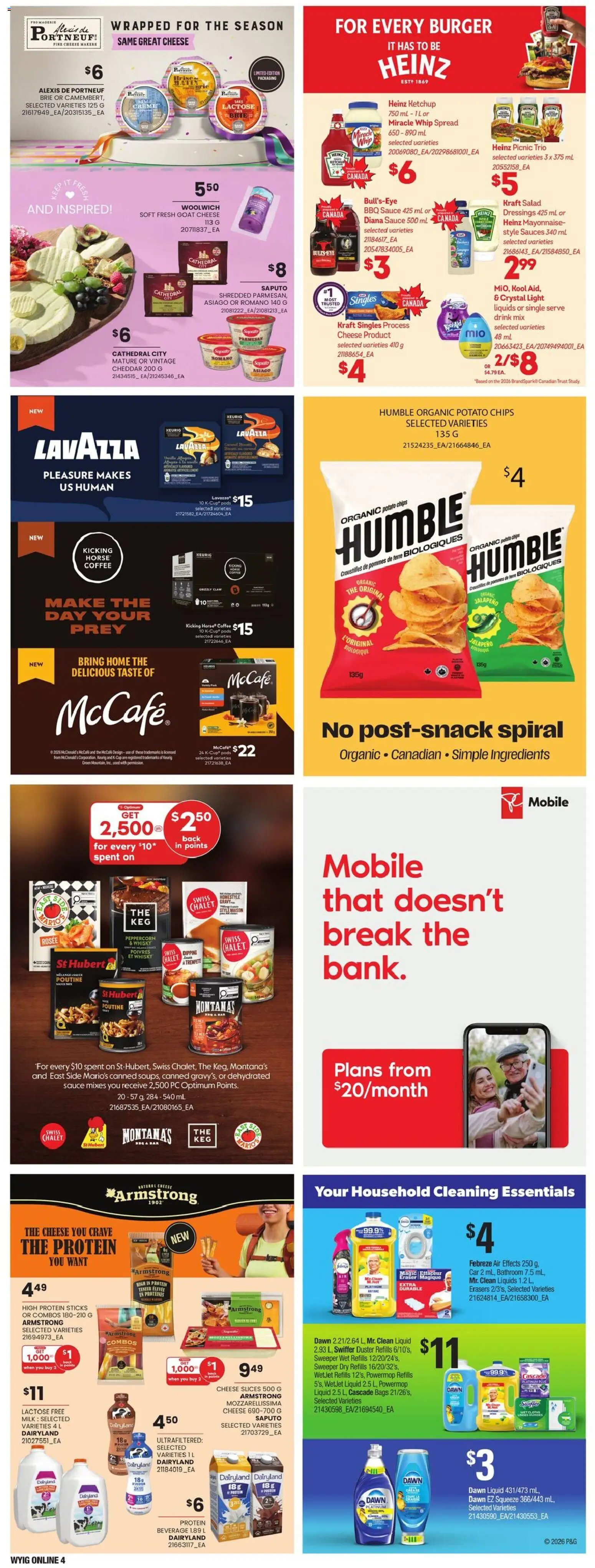 Independent Grocer flyer valid from 26.03.2026 | Page: 13 | Products: Ketchup, Salad, PC, Milk