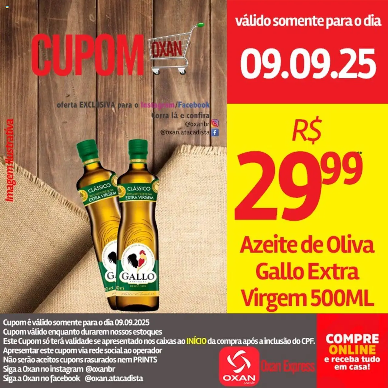 Oxan Atacadista Folheto - válido de 09.09.2025 | Página: 4 | Produtos: Azeite
