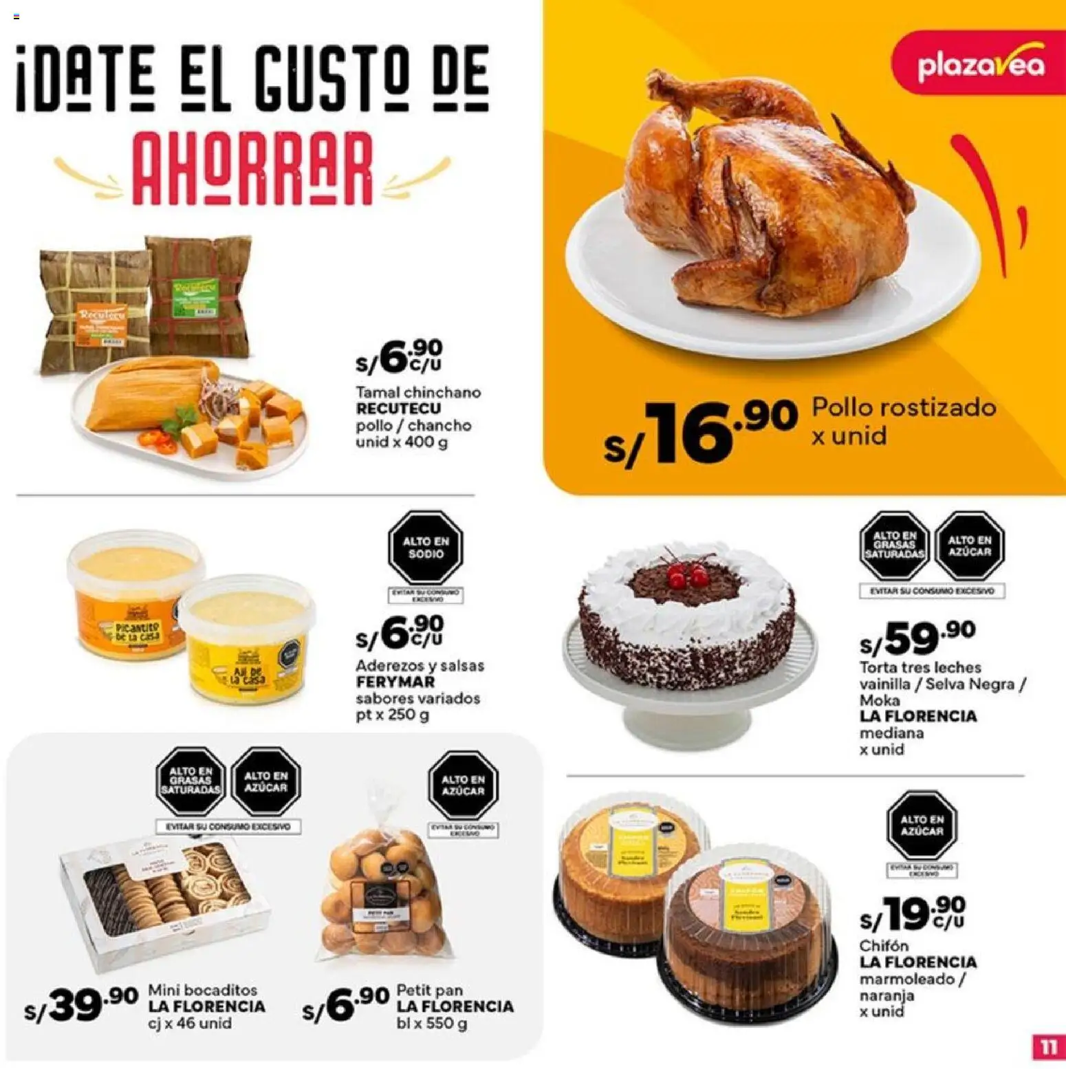 Catálogo Plaza Vea válido desde 12.11.2025 | Página: 11 | Productos: Pan