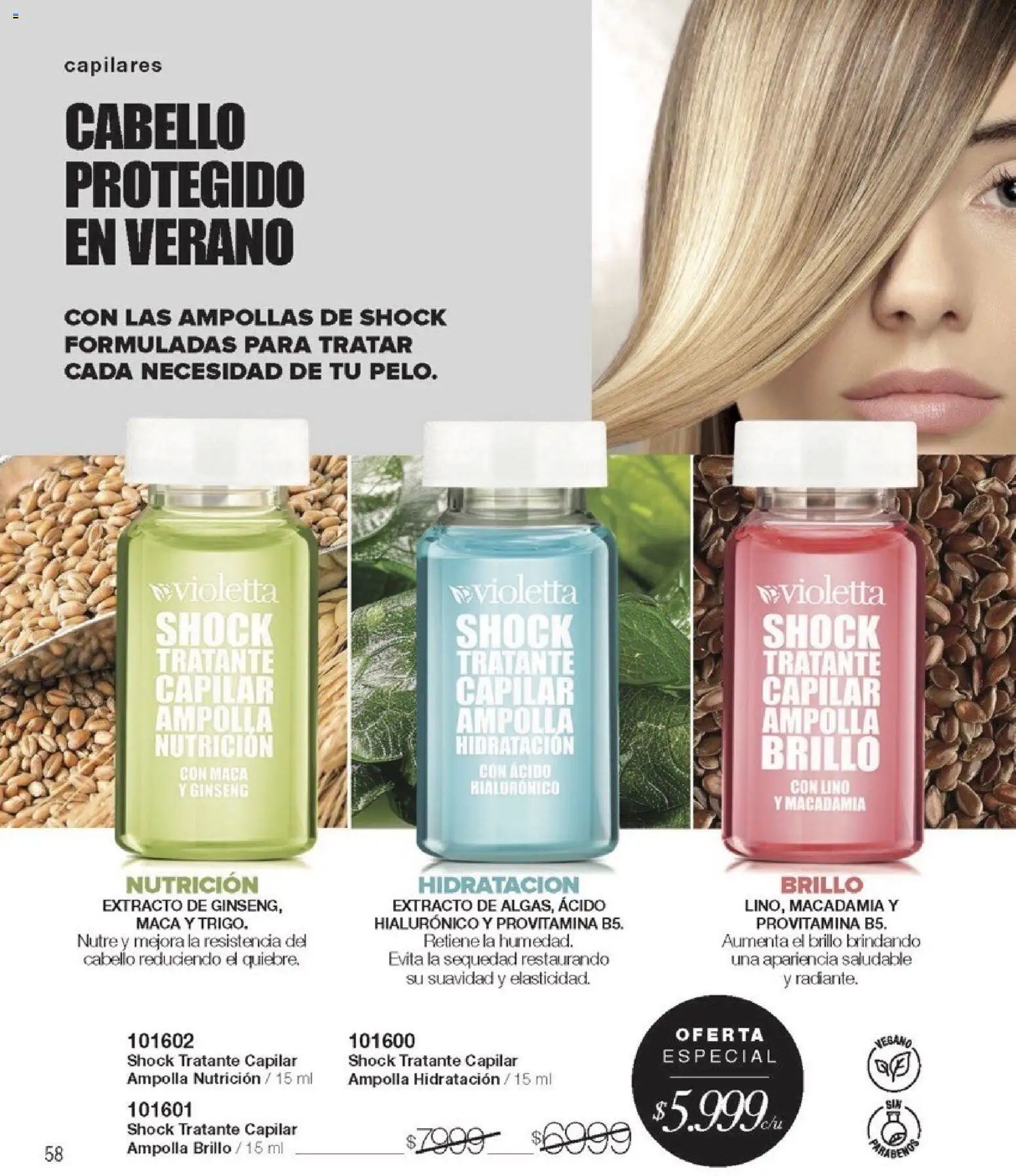 Violetta catálogo │ válido desde el 01.01.2026 | Página: 58 | Productos: Brillo, Ampolla, Radiante