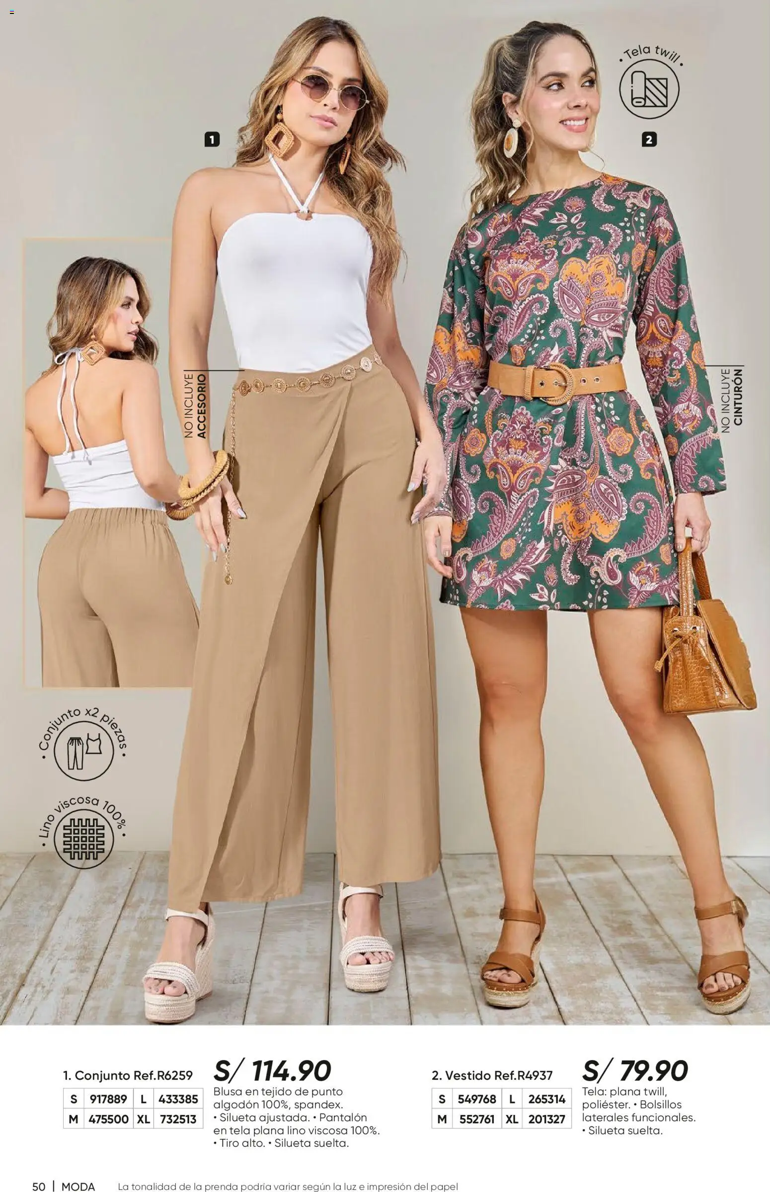 Catálogo Azzorti válido desde 09.03.2026 | Página: 52 | Productos: Blusa, Cinturón, Vestido