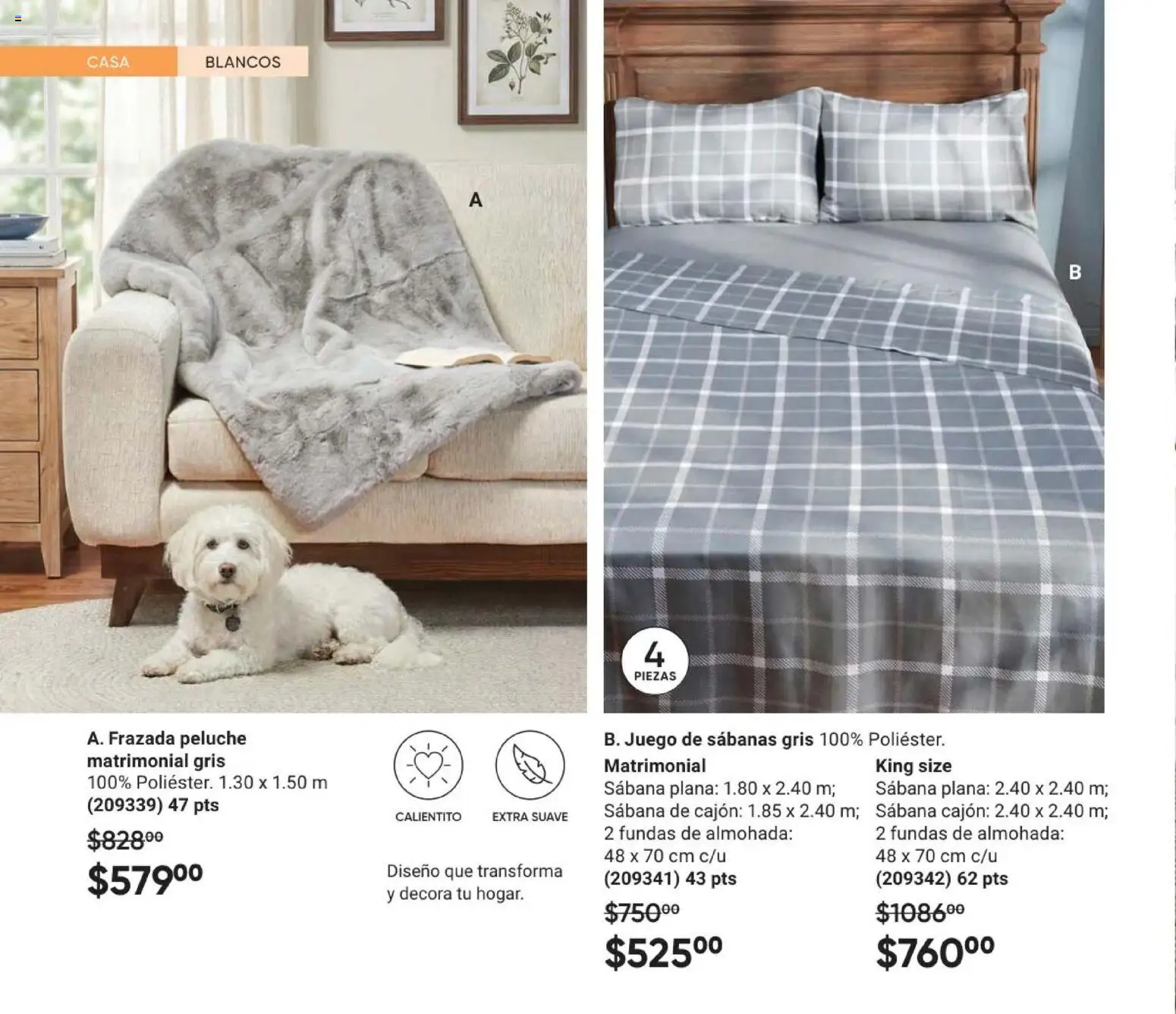 Nuevas ofertas de AVON válidas en toda la República Mexicana desde el 08.05.2026. ¡Encuentra las mejores ofertas en AVON Casa & Estilo 8 2026! | Página: 38 | Productos: Juego, Almohada, Sabanas