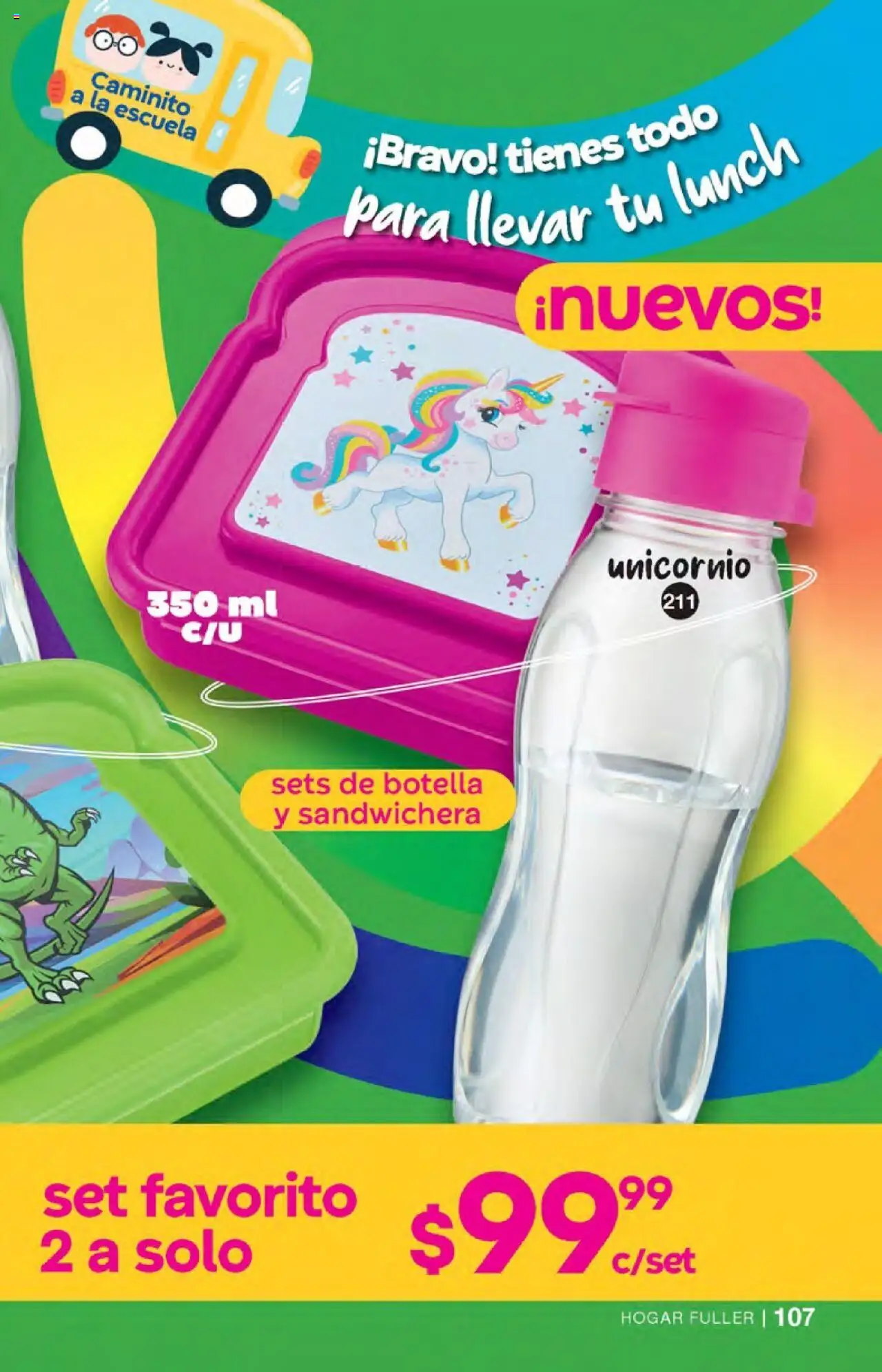 Nuevas ofertas de Fuller válidas en toda la República Mexicana desde el 20.08.2025. ¡Encuentra las mejores ofertas en Fuller - Campaña 10 2025! | Página: 109 | Productos: Sandwichera, Botella