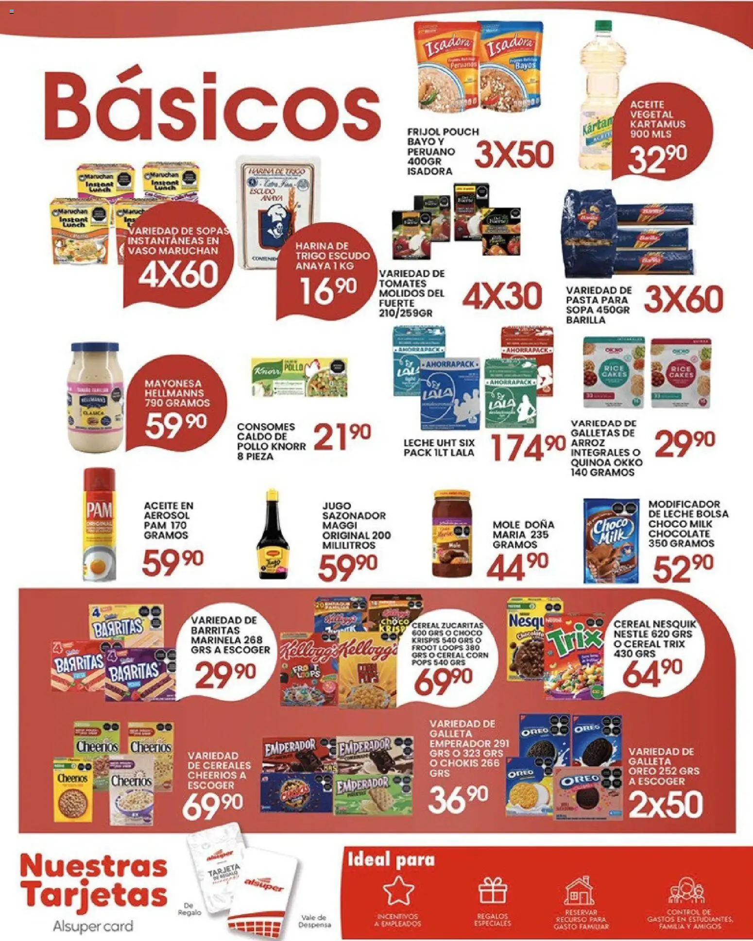 Nuevas ofertas de Alsuper válidas en toda la República Mexicana desde el 17.04.2026. ¡Encuentra las mejores ofertas en Alsuper folleto Torreon! | Página: 6 | Productos: Mayonesa, Jugo, Pasta, Galletas