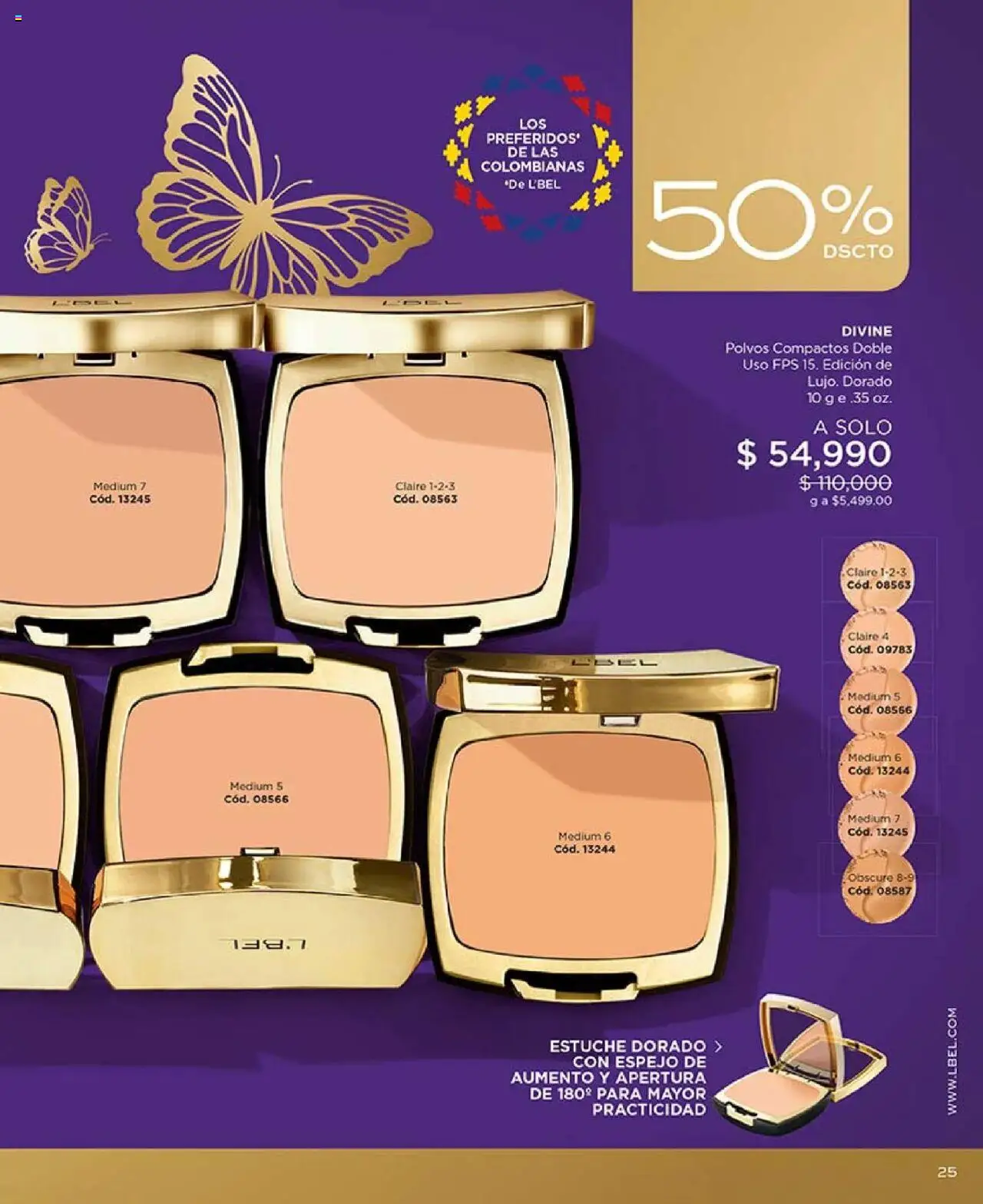 L'Bel revista - valida desde el 16.06.2025 | Página: 25 | Productos: Estuche, Espejo