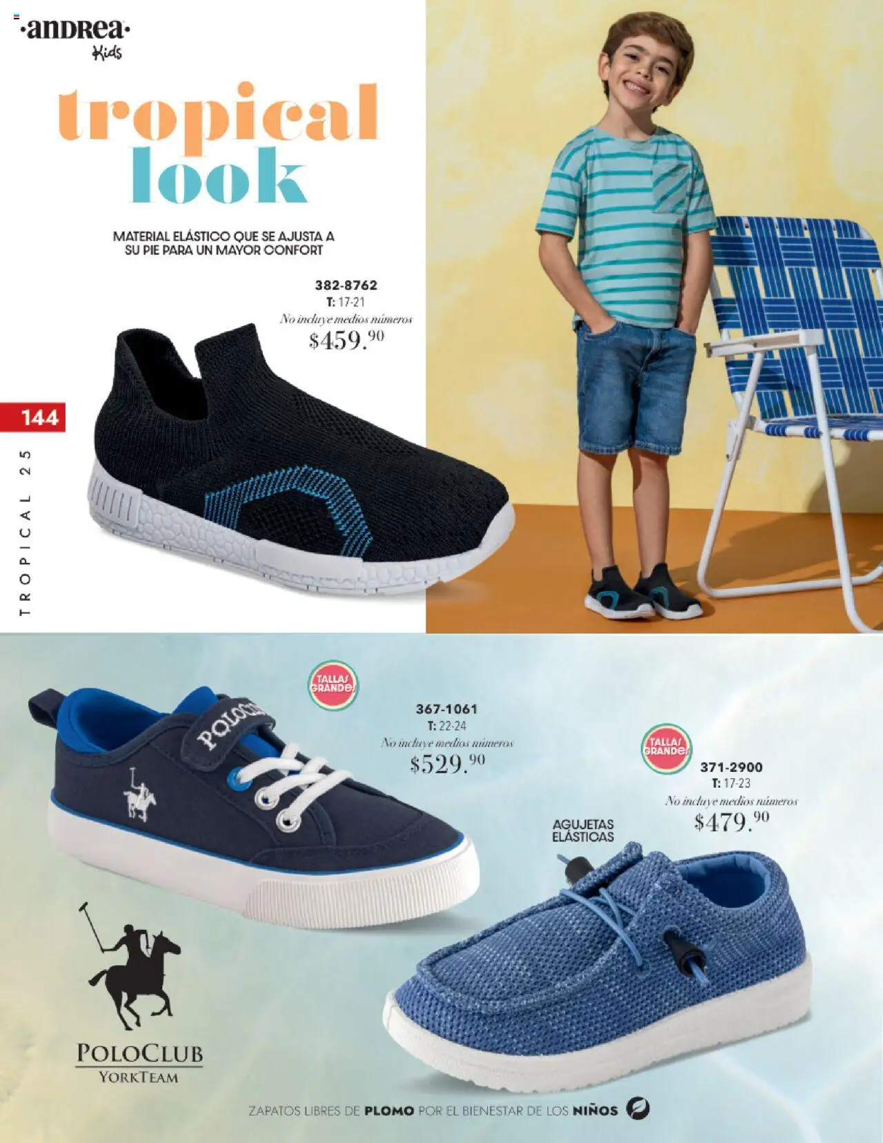 Nuevas ofertas de Andrea válidas en toda la República Mexicana desde el 17.08.2025. ¡Encuentra las mejores ofertas en Andrea - Catálogo Tropical Otoño / Invierno! | Página: 144 | Productos: Zapatos