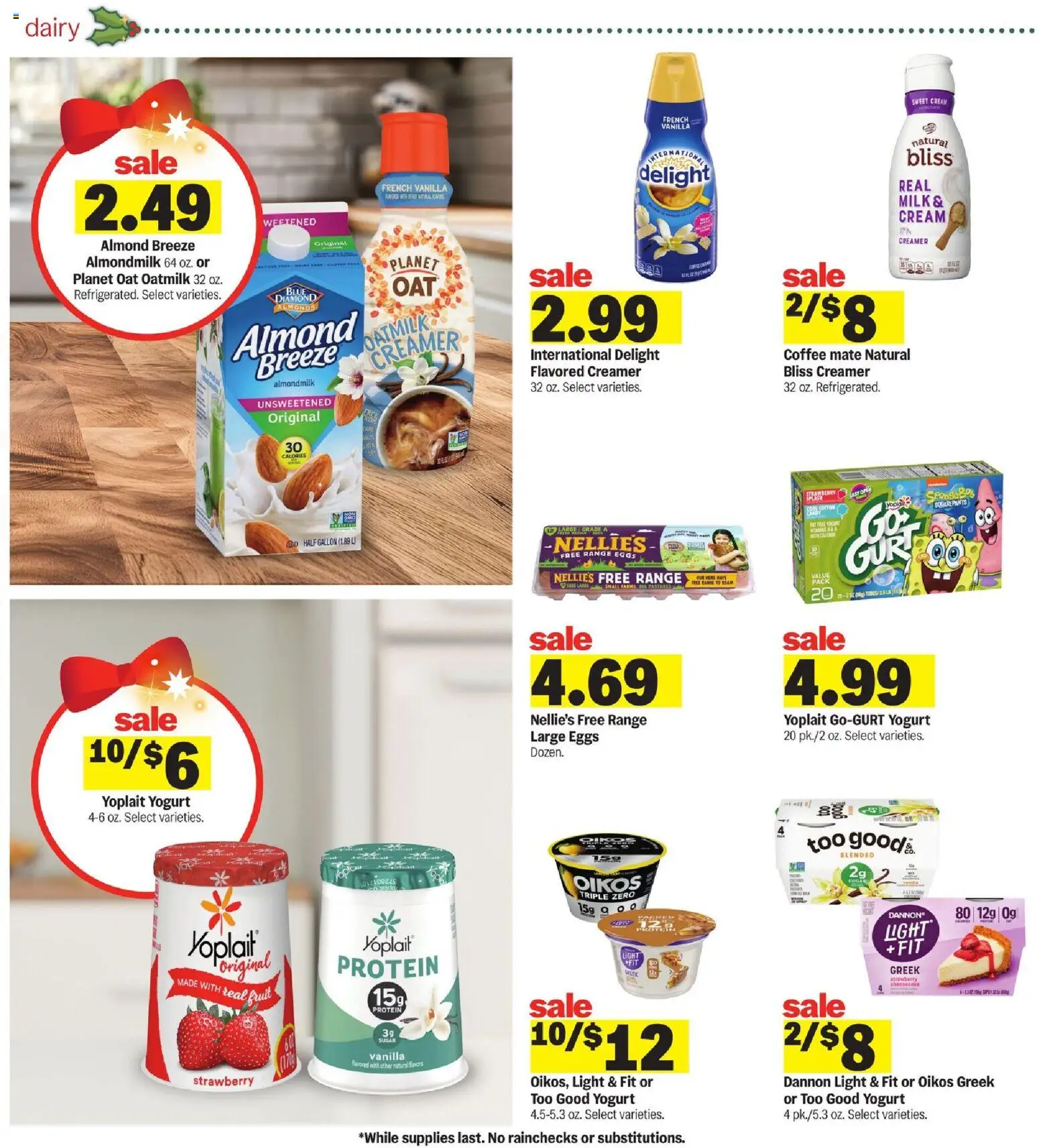 Meijer Weekly Ad - valid from 28.11.2025 | Page: 8 | Products: Milk, Yogurt, Coffee, Cream