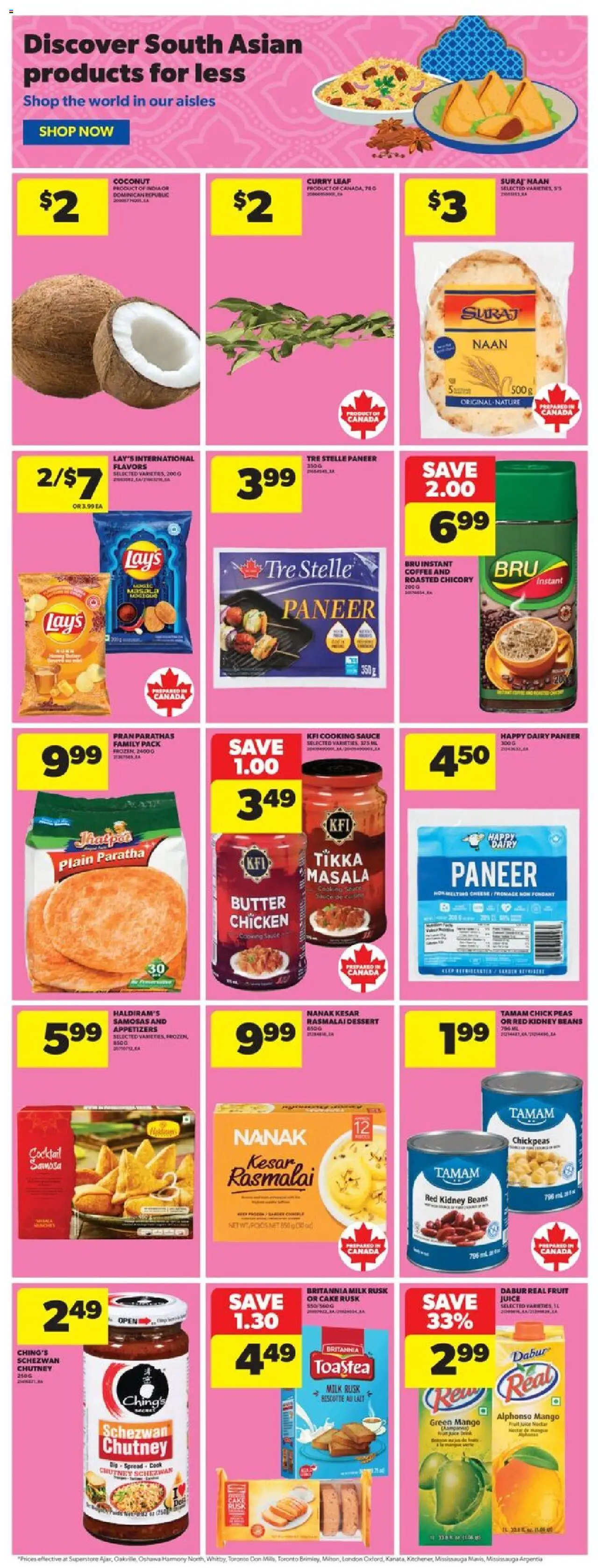 Real Canadian Superstore flyer valid from 25.09.2025 | Page: 31 | Products: Milk, Butter, Juice, Chicken