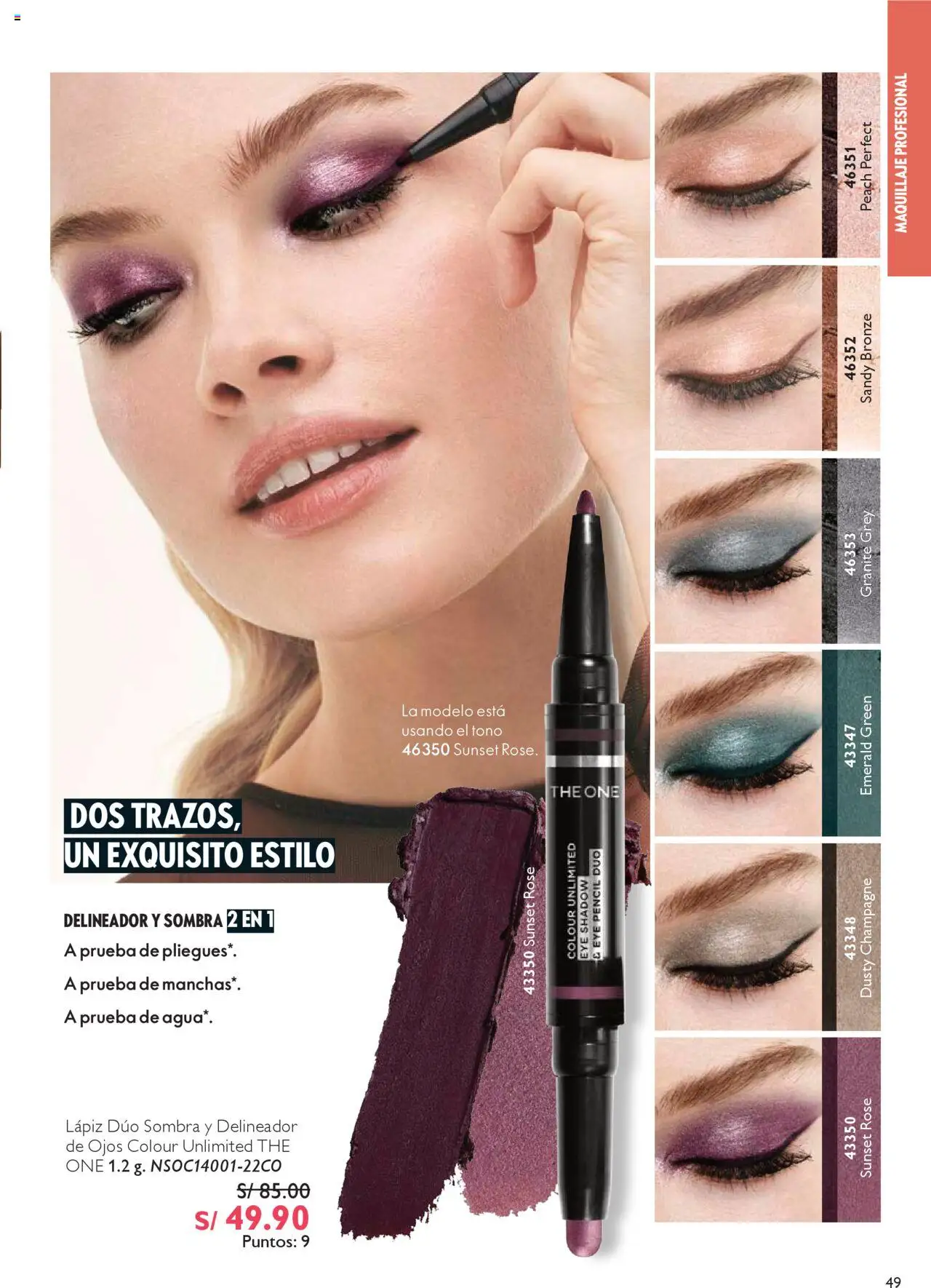 Catálogo Oriflame válido desde 04.10.2025 | Página: 49 | Productos: Delineador de ojos, Delineador, Maquillaje