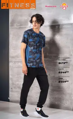 Vista previa de Del Sol y Woolworth catálogo Fitness, nuevo folleto de la tienda, válido en México a partir del 08.01.2026 | Página: 3 | Productos: Tenis, Playera, Pants