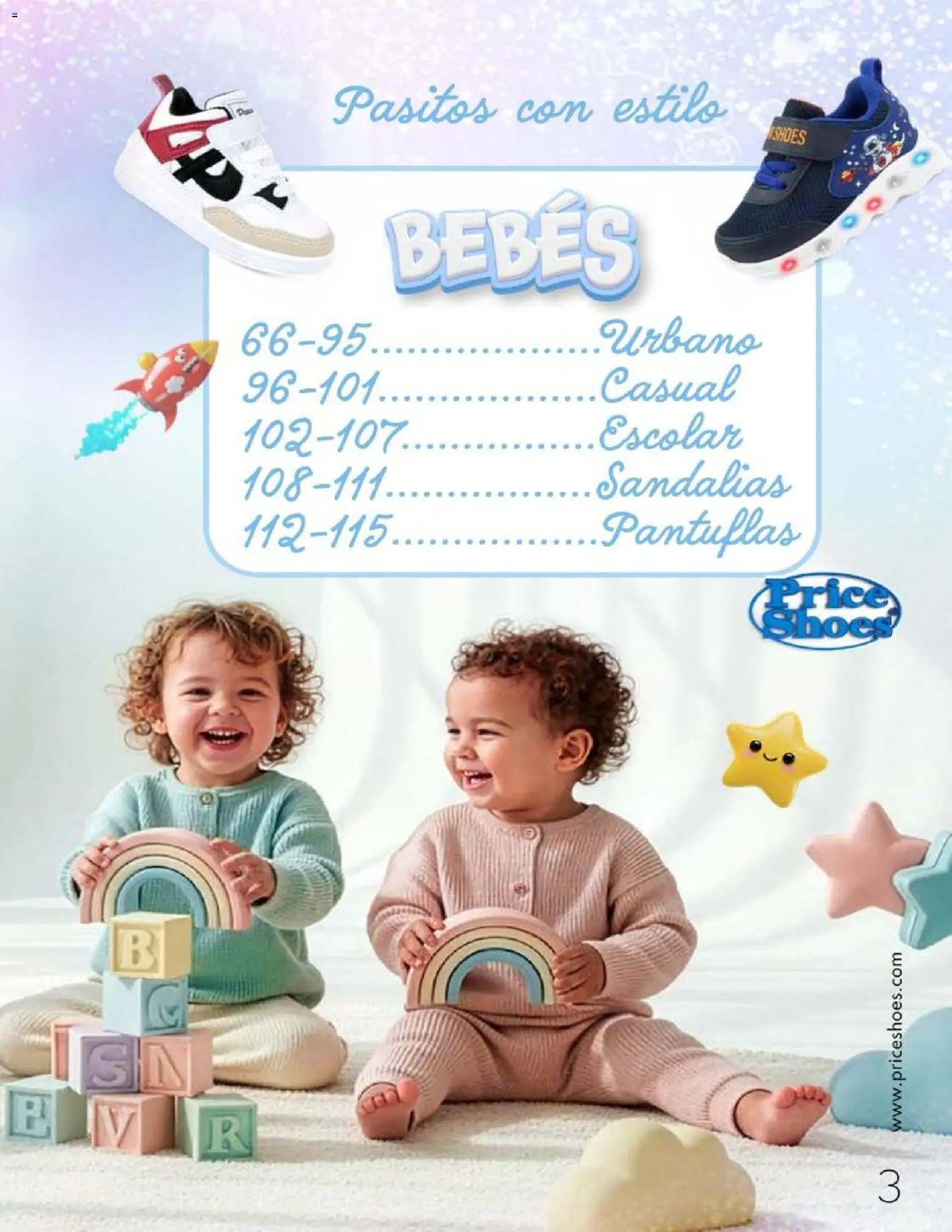 Nuevas ofertas de Price Shoes válidas en toda la República Mexicana desde el 06.12.2025. ¡Encuentra las mejores ofertas en Price Shoes catálogo Bebés! | Página: 3 | Productos: Sandalias