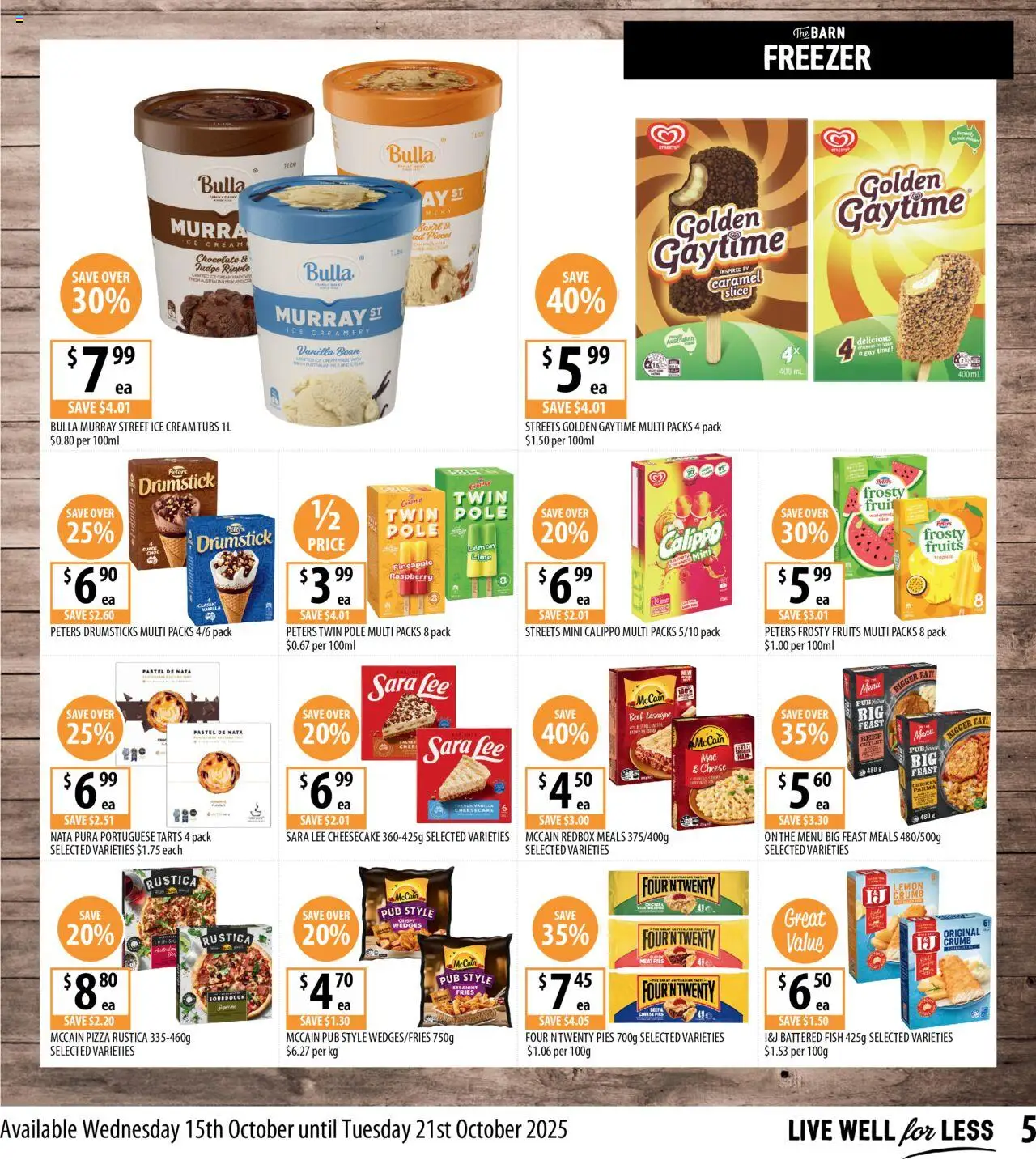 Supabarn catalogue - valid from 15.10.2025 | Page: 5 | Products: Chocolate, Fish, Ice cream, Lemon