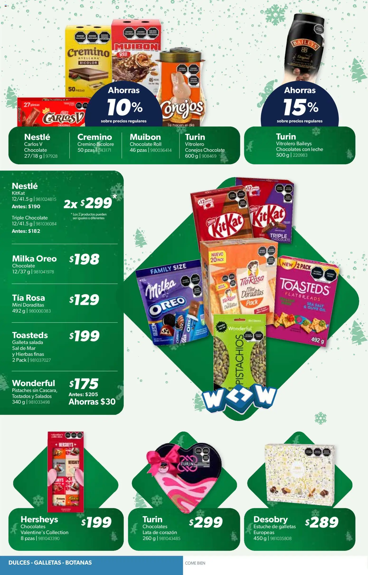 Nuevas ofertas de Sam's Club válidas en toda la República Mexicana desde el 11.12.2025. ¡Encuentra las mejores ofertas en Sam's Club catálogo! | Página: 13 | Productos: Sal, Leche, Chocolate, Galletas