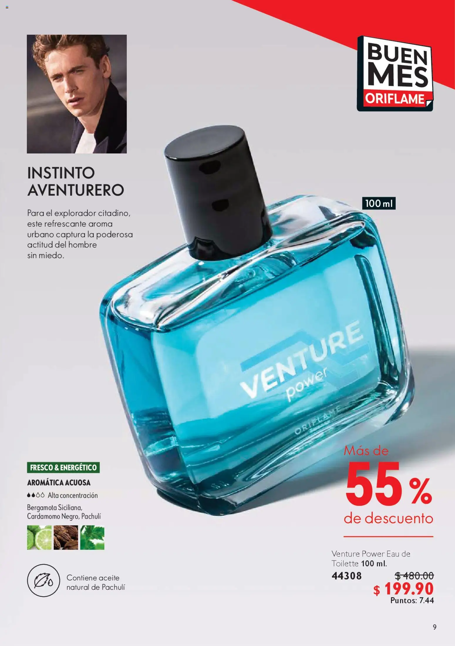 Nuevas ofertas de Oriflame válidas en toda la República Mexicana desde el 25.10.2025. ¡Encuentra las mejores ofertas en Oriflame Buen Fin! | Página: 9 | Productos: Aceite, Eau de toilette