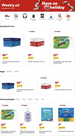 Preview of Staples weekly ads valid from 16.11.2025