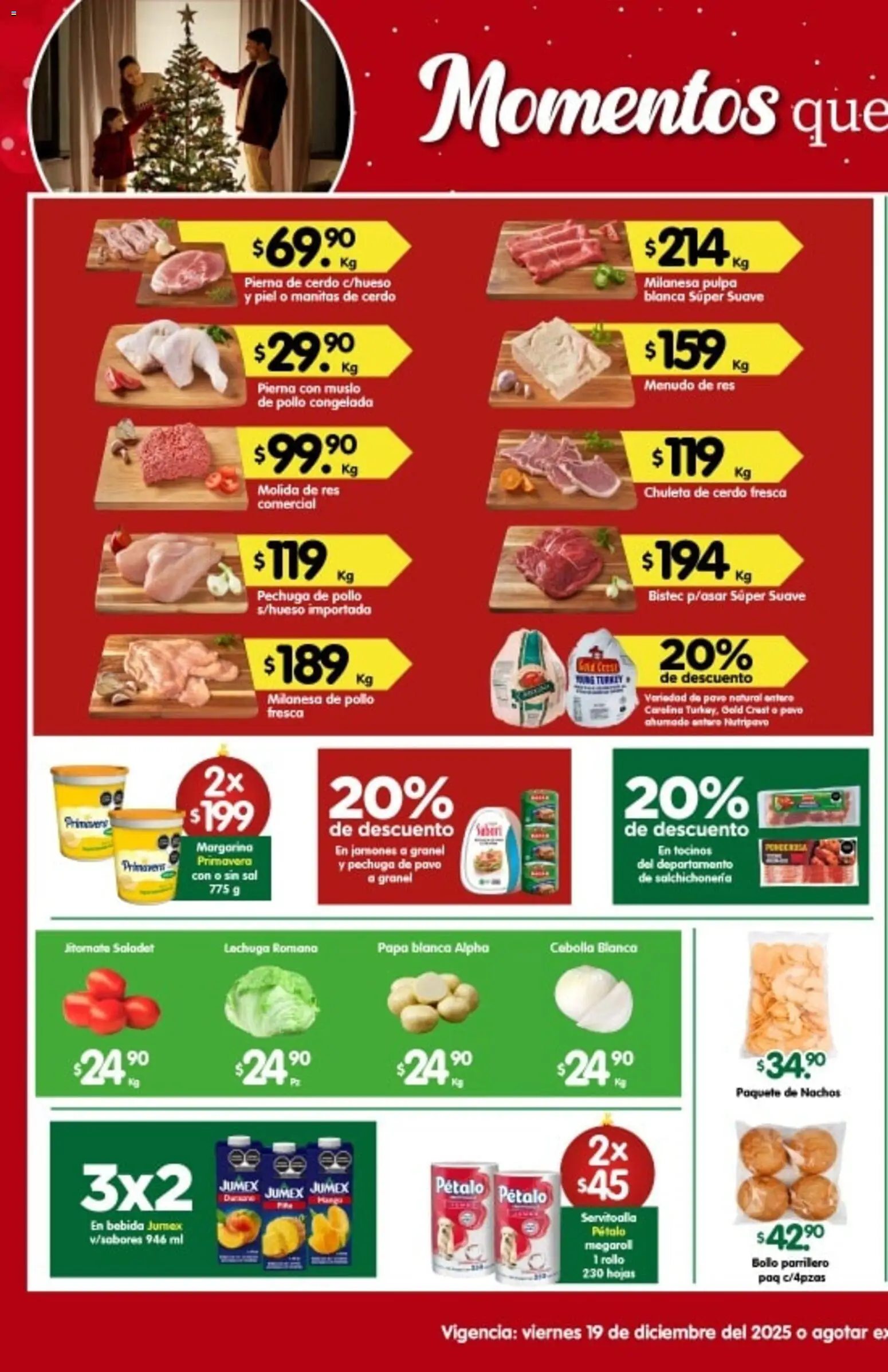 Nuevas ofertas de Arteli válidas en toda la República Mexicana desde el 19.12.2025. ¡Encuentra las mejores ofertas en Arteli folleto Express! | Página: 1 | Productos: Cebolla, Milanesa, Lechuga, Margarina