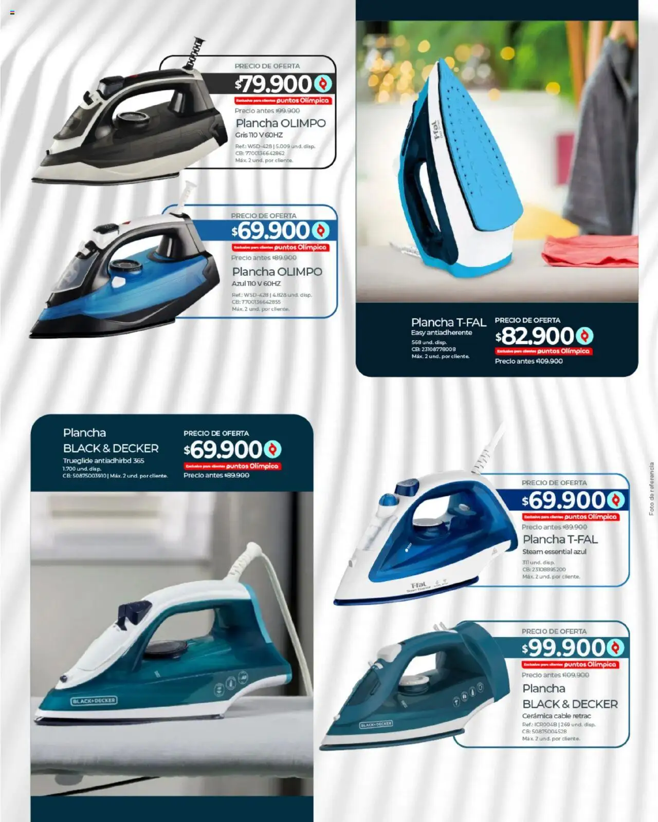 Olímpica revista - valida desde el 15.10.2025 | Página: 8 | Productos: Plancha, Cable, Cerámica