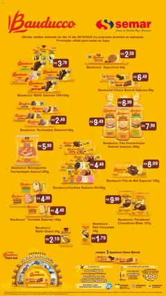 Semar Supermercado - Ofertas Bauducco - Pré-Visualização do folheto da loja Semar Supermercado, válido de 14.10.2025