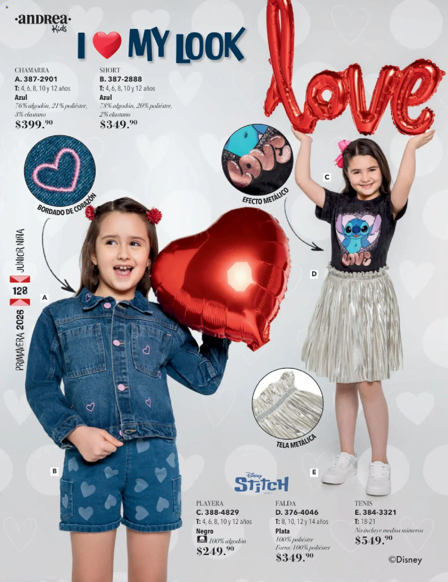 Nuevas ofertas de Andrea válidas en toda la República Mexicana desde el 25.01.2026. ¡Encuentra las mejores ofertas en Andrea catálogo Infantil! | Página: 84 | Productos: Tenis, Algodón, Falda, Short