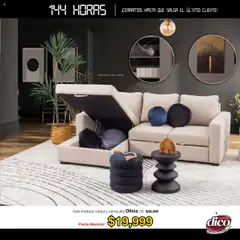 Vista previa de Muebles Dico - Catálogo Venta Maratónica Pacifico, nuevo folleto de la tienda, válido en México a partir del 01.01.2025 | Página: 3 | Productos: Cama, Modular
