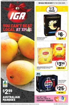 Preview of IGA Catalogue SA - valid from 26.11.2025