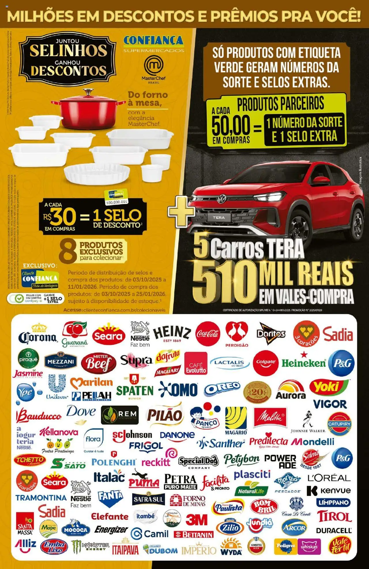 Confiança Folheto - válido de 10.10.2025 | Página: 6 | Produtos: Forno, Café, Massa, Heineken
