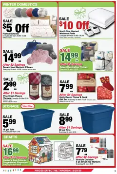 Preview of Bi-Mart weekly ads valid from 16.12.2025 | Page: 5 | Products: Mattress, Box, Pads