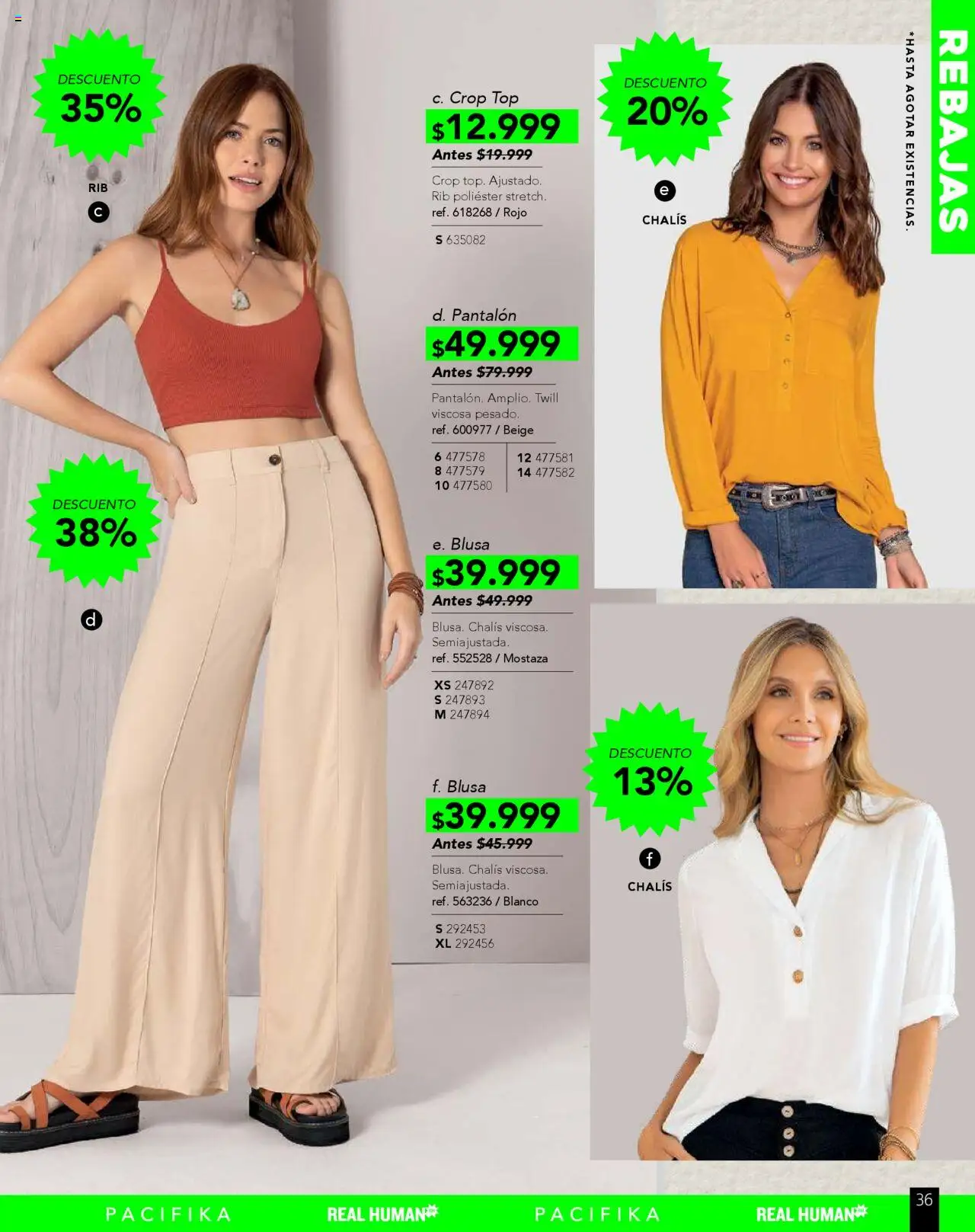 Pacifika revista - valida desde el 01.08.2025 | Página: 210 | Productos: Top, Mostaza, Blusa
