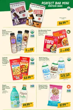 Preview of Sprouts weekly ads valid from 25.03.2026 | Page: 24 | Products: Milk, Chocolate, Cookies, Pea