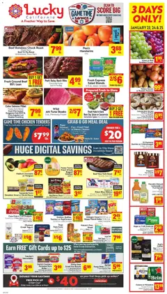 Preview of Lucky Supermarkets weekly ads valid from 21.01.2026