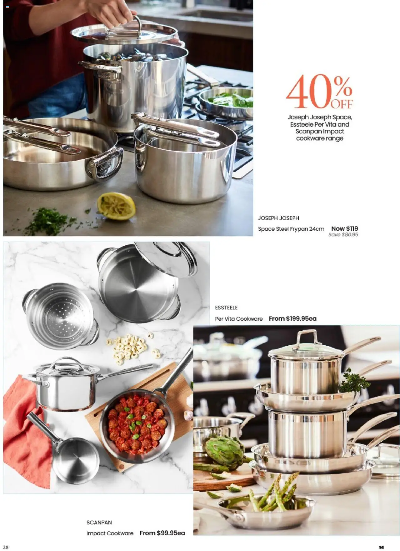 Myer catalogue - valid from 14.10.2025 | Page: 28 | Products: Cookware