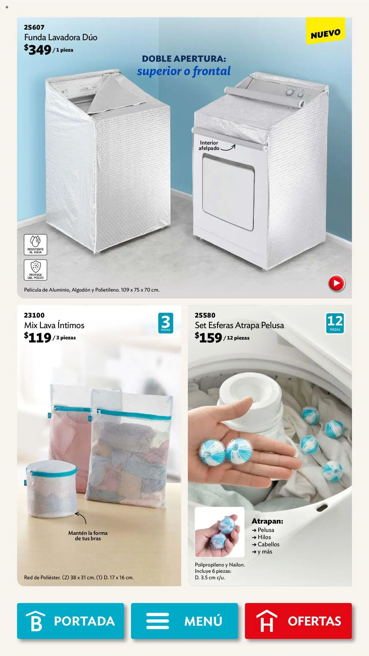 Nuevas ofertas de Betterware válidas en toda la República Mexicana desde el 29.09.2025. ¡Encuentra las mejores ofertas en Betterware - Campaña 10 2025! | Página: 92 | Productos: Agua, Funda, Lavadora, Polvo