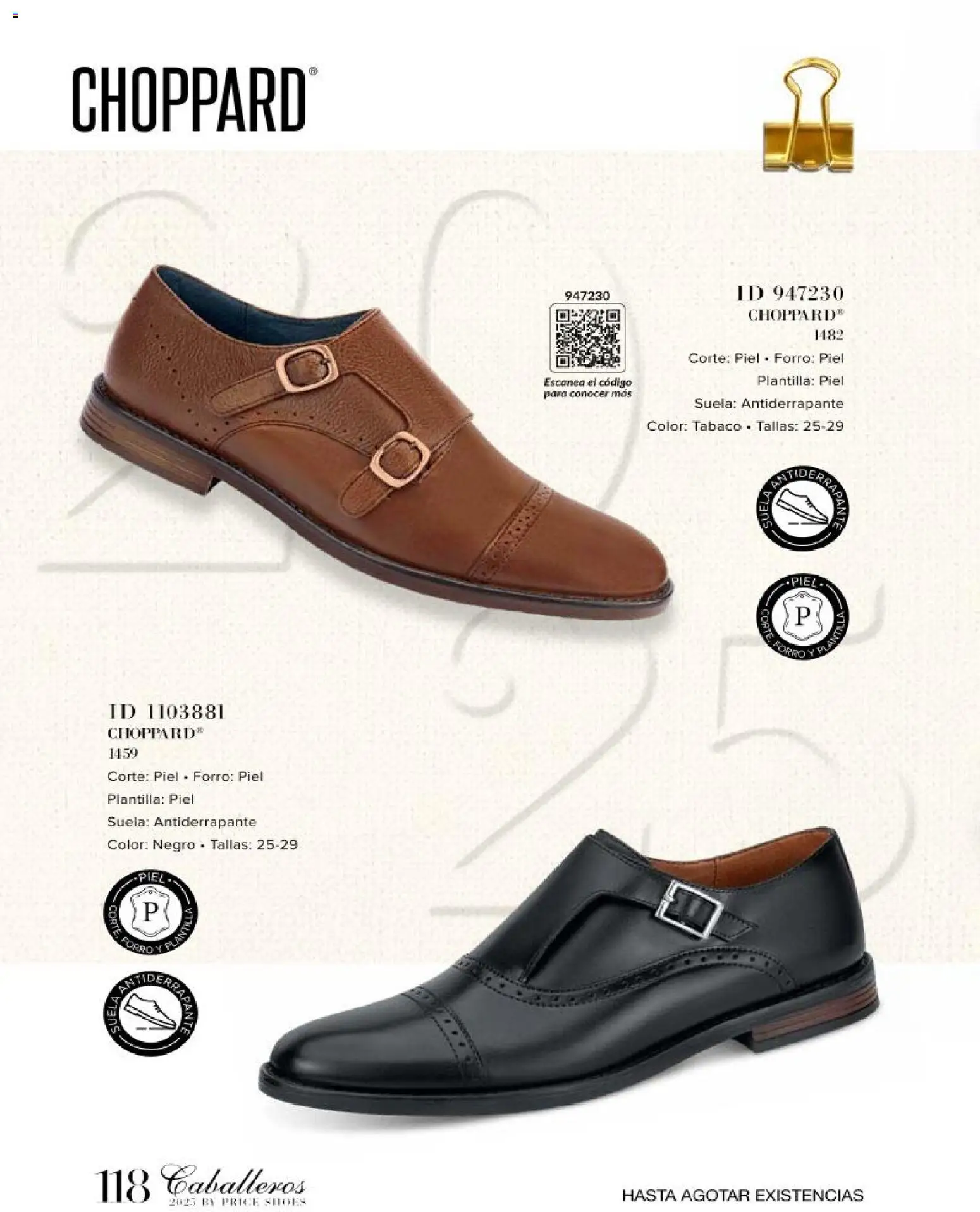 Nuevas ofertas de Price Shoes válidas en toda la República Mexicana desde el 26.11.2025. ¡Encuentra las mejores ofertas en Price Shoes catálogo Caballeros! | Página: 118