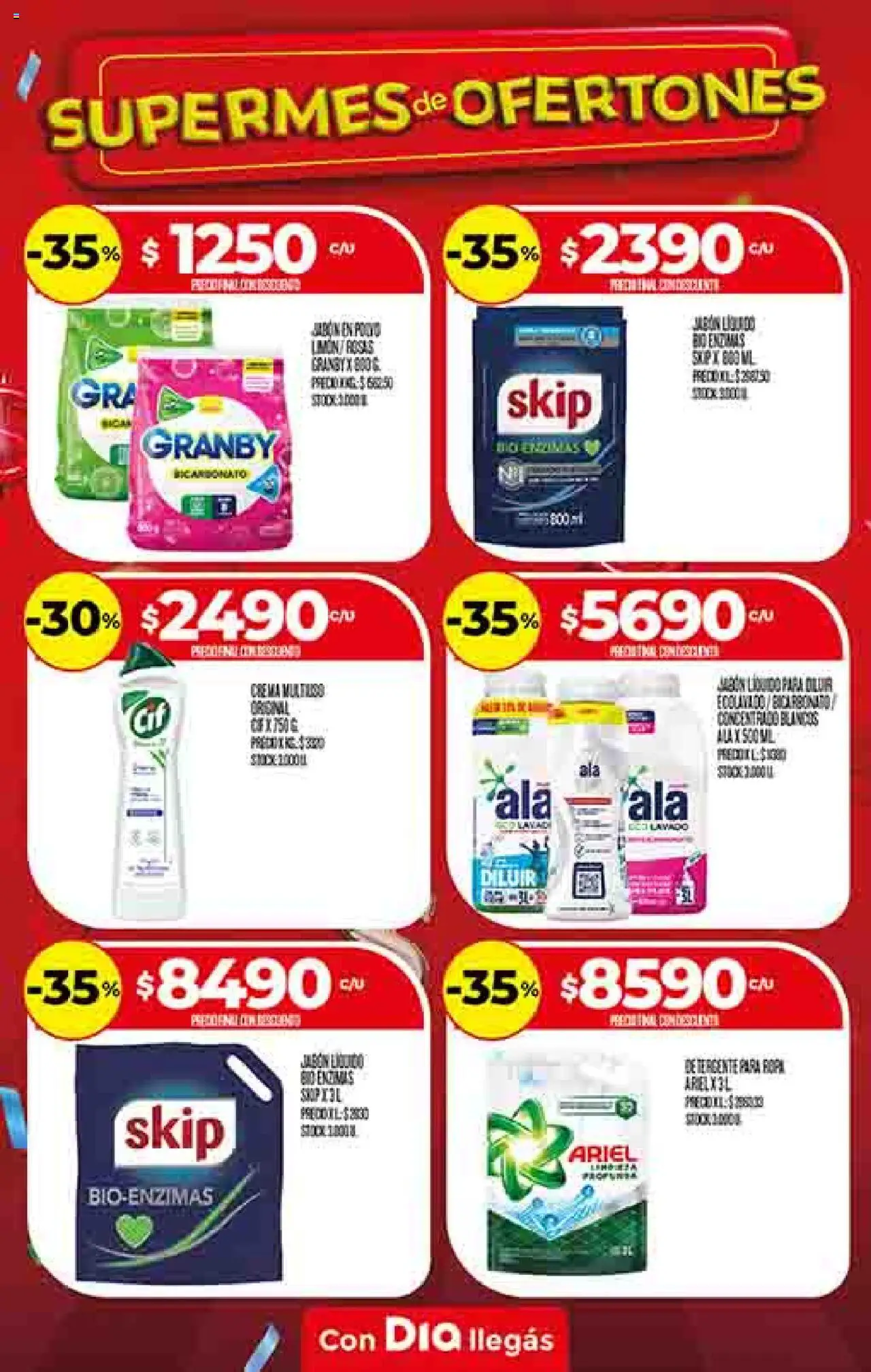 Dia - Ofertas - Salta y Jujuy │ válido desde el 15.10.2025 | Página: 20 | Productos: Jabón líquido, Jabón, Ropa, Crema