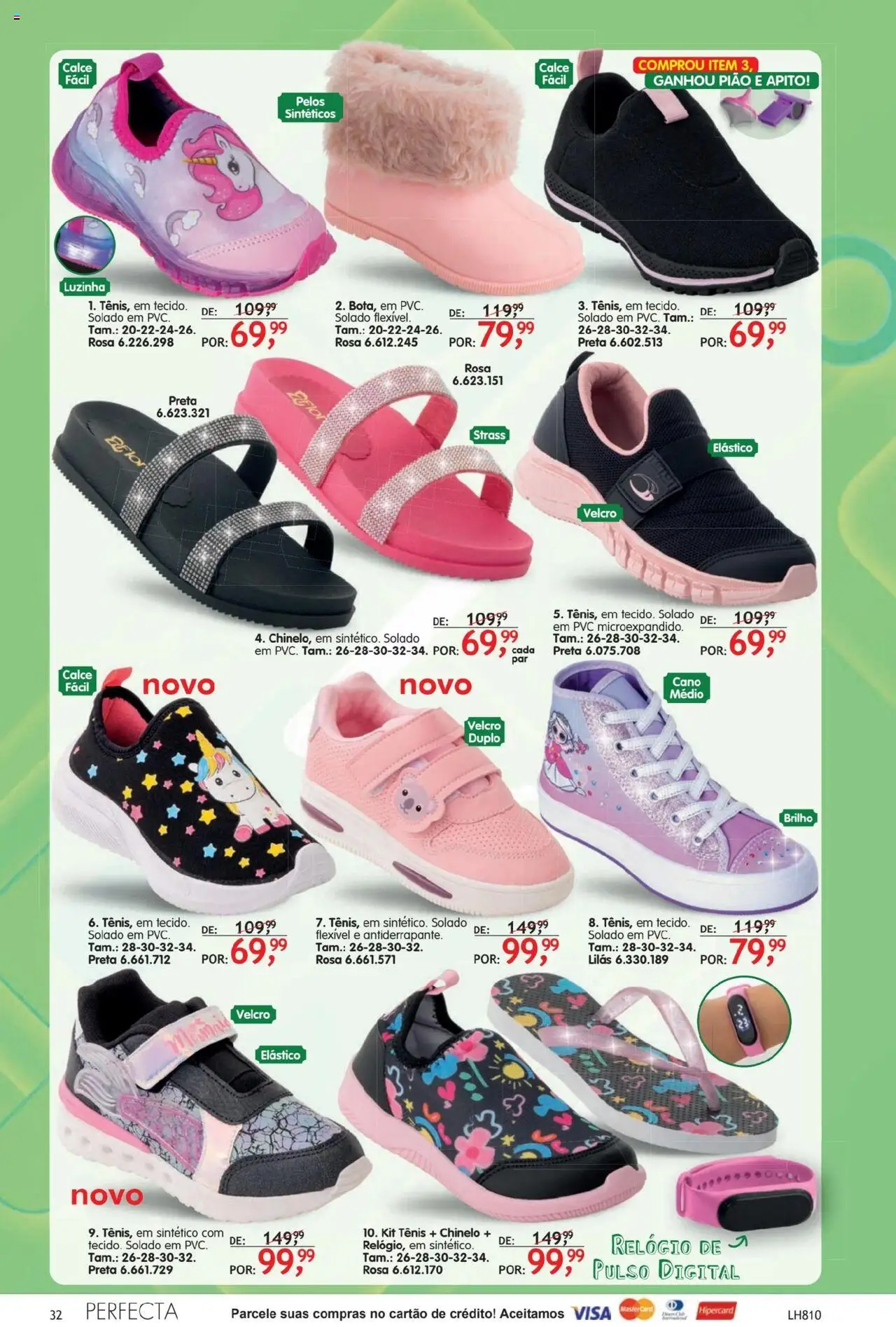 Quatro Estações Folheto - válido de 01.10.2025 | Página: 32 | Produtos: Apito, Tênis, Relógio