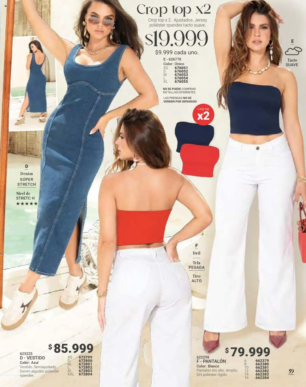 Carmel revista - valida desde el 01.09.2025 | Página: 60 | Productos: Algodón, Top, Vestido