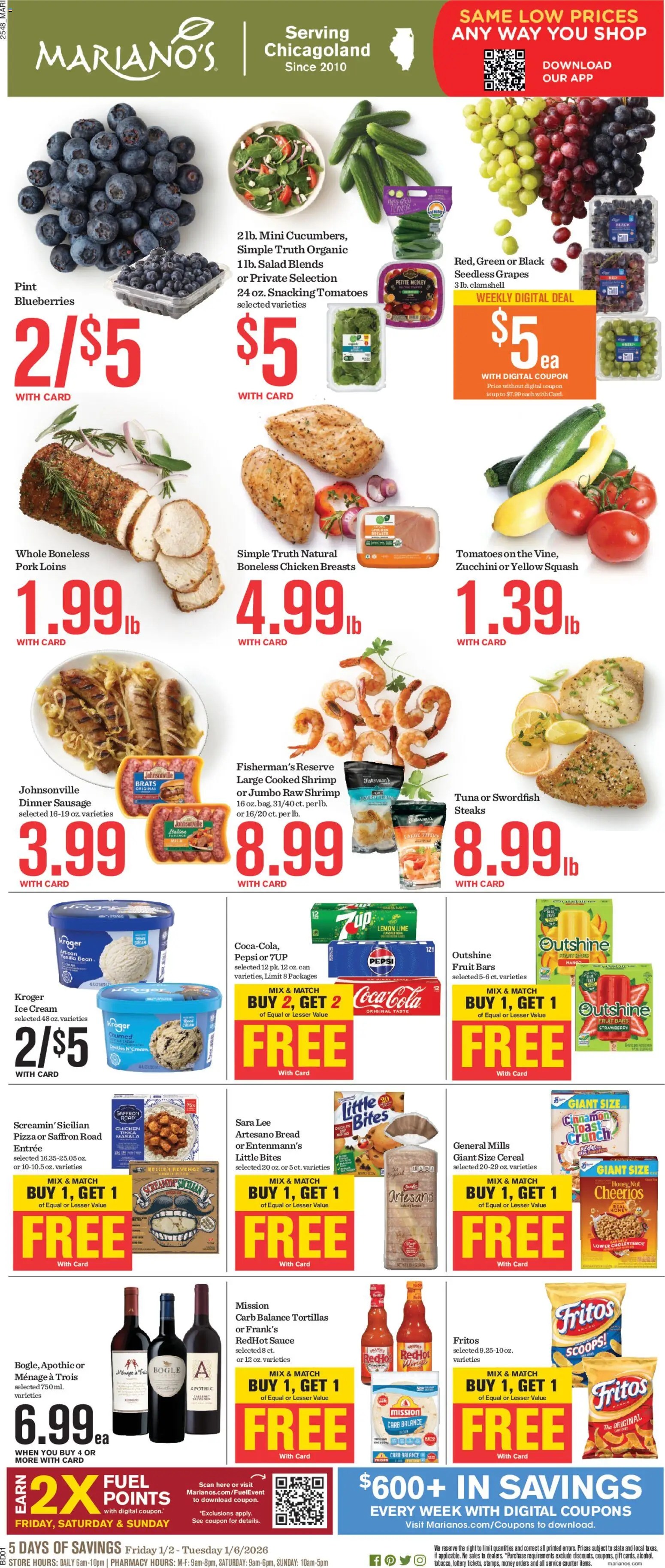 Mariano's Weekly Ad - valid from 02.01.2026 | Page: 1