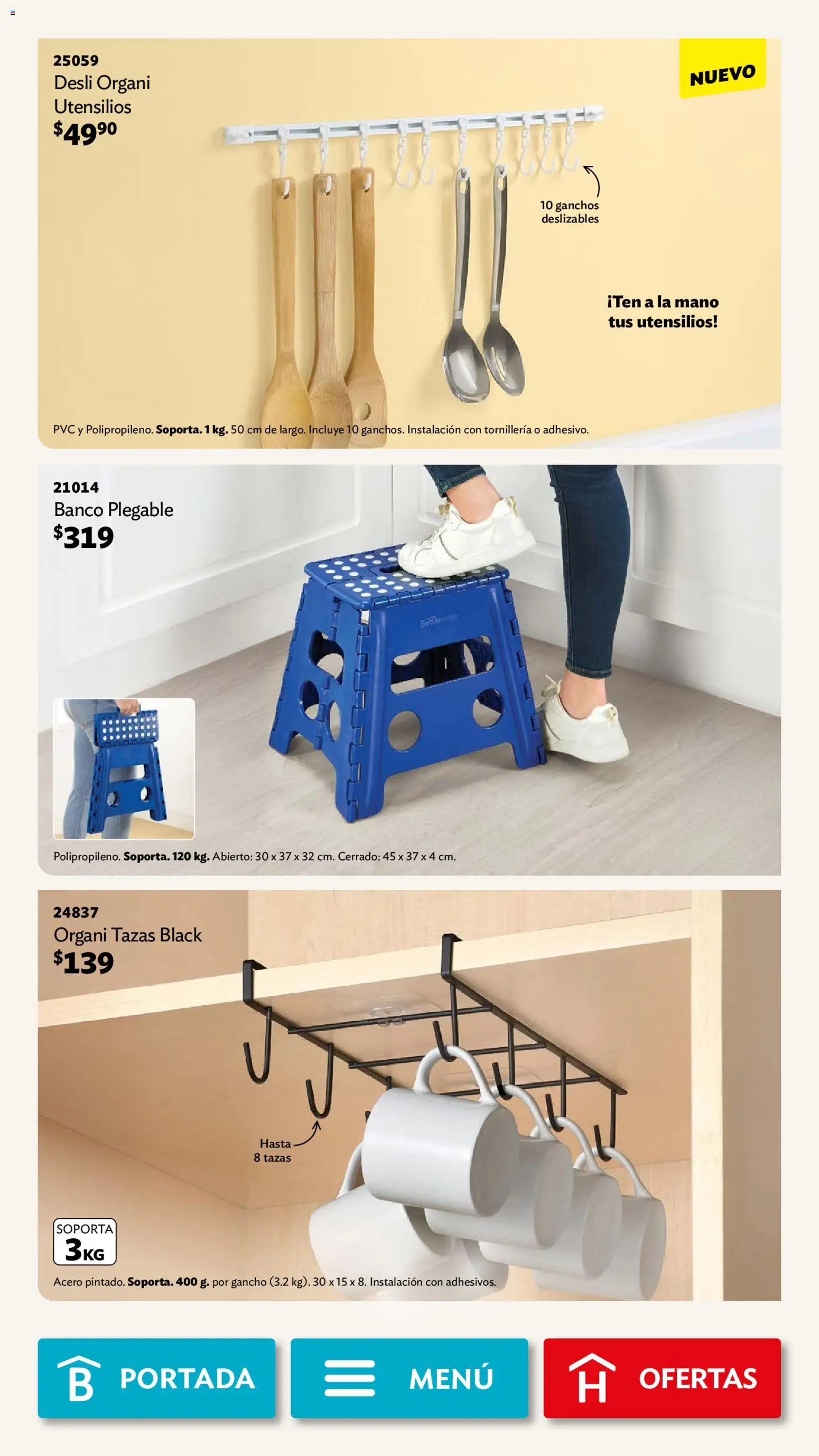 Nuevas ofertas de Betterware válidas en toda la República Mexicana desde el 05.01.2026. ¡Encuentra las mejores ofertas en Betterware campaña 1 2026! | Página: 52 | Productos: Banco