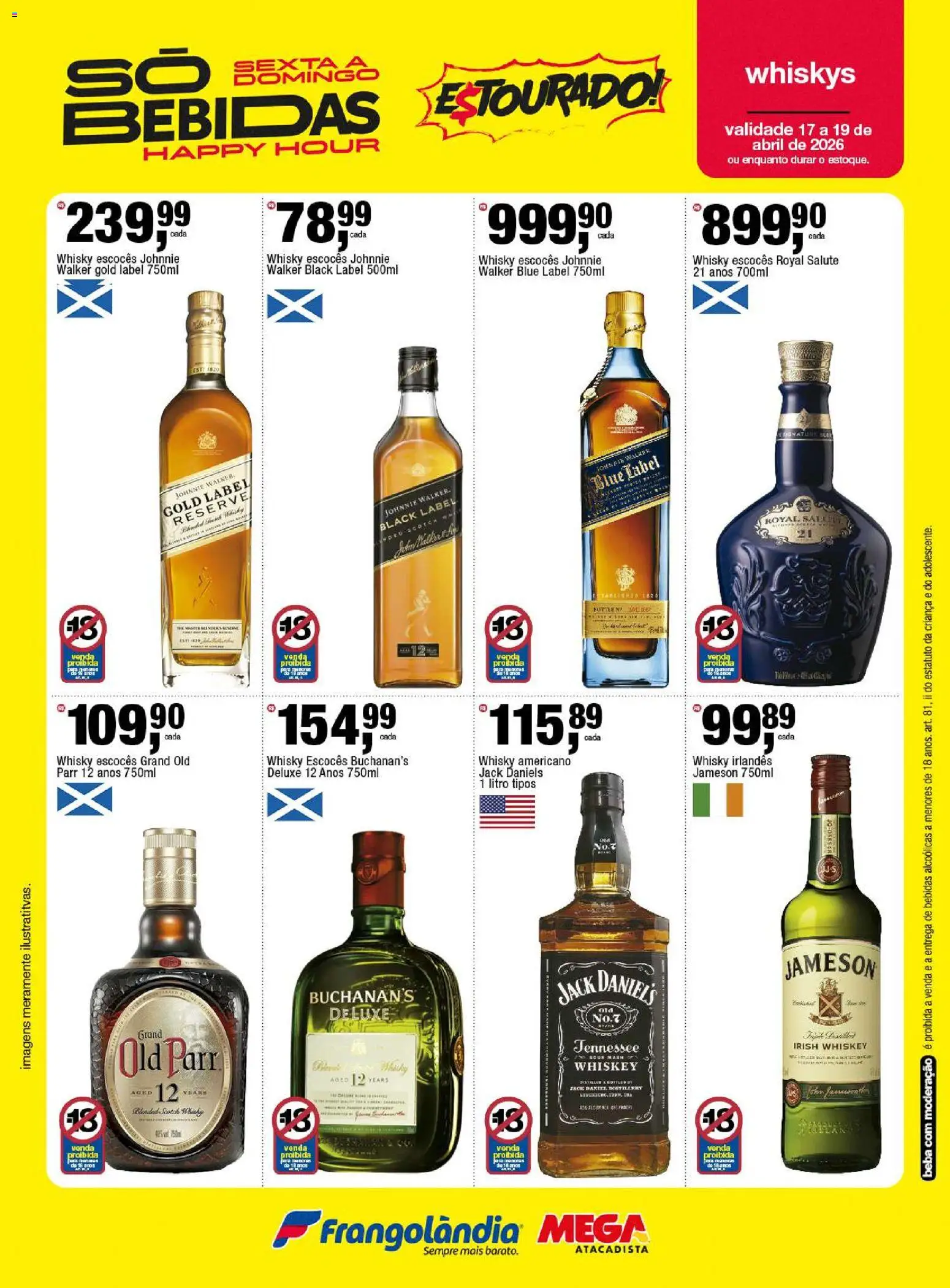 Frangolândia Folheto - válido de 17.04.2026 | Página: 8 | Produtos: Whisky