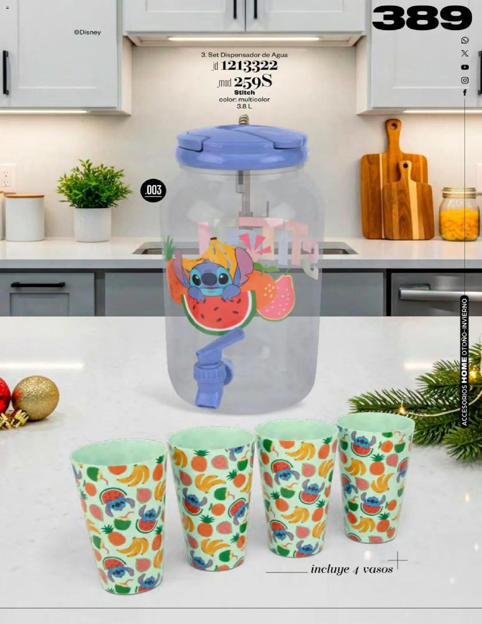 Nuevas ofertas de Price Shoes válidas en toda la República Mexicana desde el 03.11.2025. ¡Encuentra las mejores ofertas en Price Shoes catálogo Accesorios! | Página: 389 | Productos: Agua, Vasos