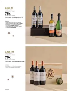 Vista previa de El Corte Inglés catálogo Especial Cataluña, nuevo folleto de la tienda, válido en México a partir del 03.10.2025 | Página: 74 | Productos: Estuche, Botella, Vino, Caja